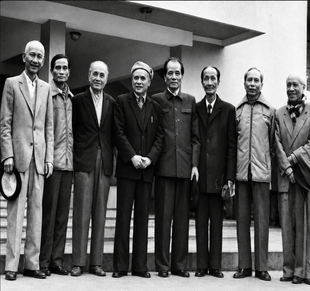 Các thầy dạy ở Sư phạm Cao cấp tại Khu học xá Trung ương